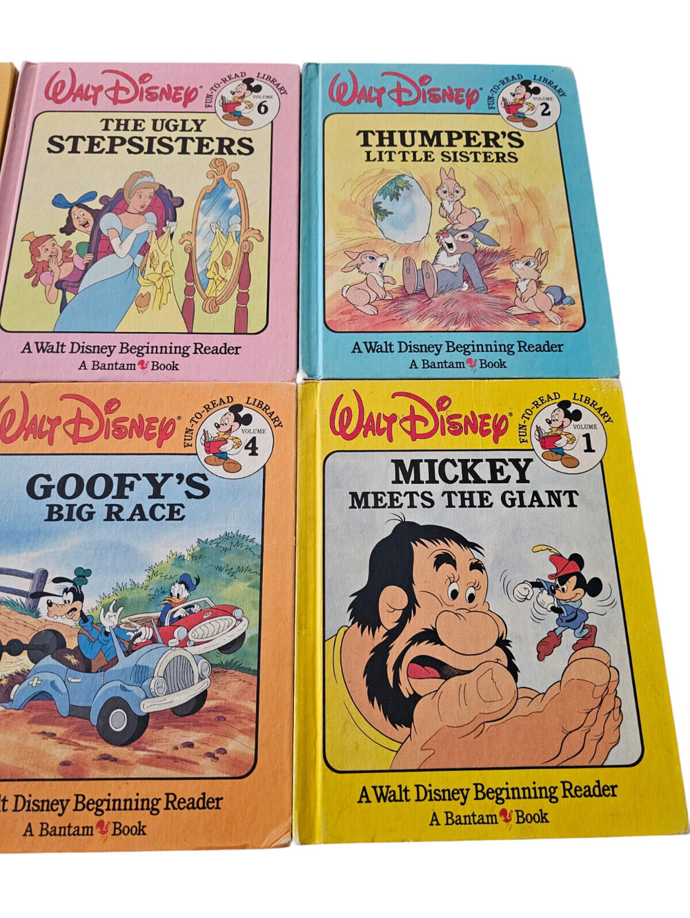 Vintage Walt Disney Fun-To-Read Library Educational Books 6 Volumes - Picture 3 of 5